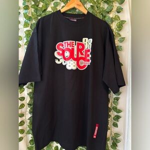 The Southern Shirt Company Black T-Shirt with Red and White Logo